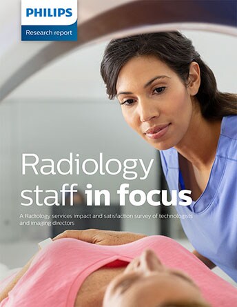 Radiology staff in focus