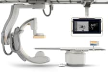 Flexarm interventional xray device