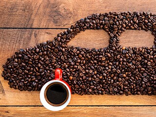 Kaffe kan drive en bil