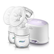 Comfort Double elektrisk brystpumpe og flaskesmokker fra Philips Avent