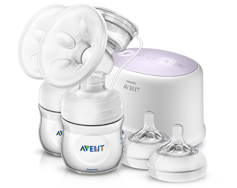 Comfort Double elektrisk brystpumpe og flaskesmokker fra Philips Avent