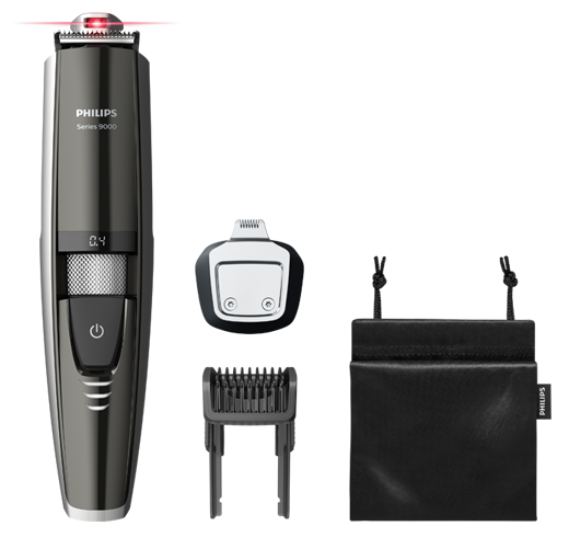 Philips skjeggtrimmere series 9000 - Verdens eneste skjeggtrimmer med laserguide