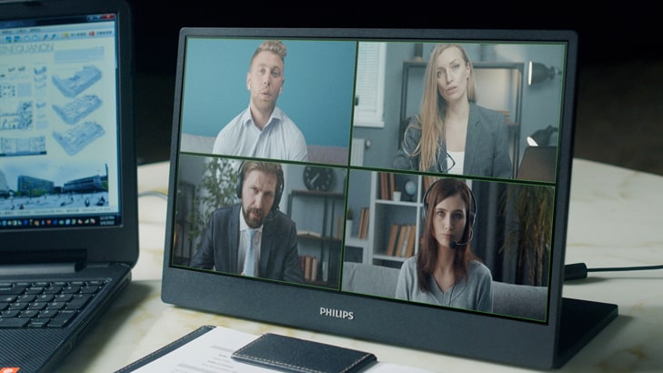 Philips bærbare skjermer | Produktivitet med dobbel skjerm