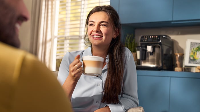 Enkel hjemmelaget cappuccino