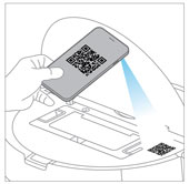 koble til WiFi, skanne QR