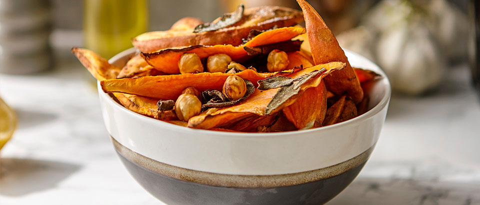 S&oslash;tpotet-pommes frites i Philips Airfryer