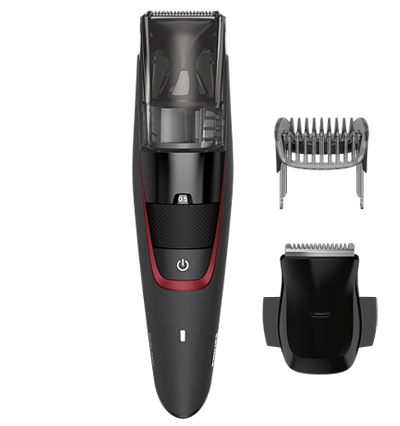 Beardtrimmer series 7000 - Vakuumsystem fanger opp avklipte skjeggstrå