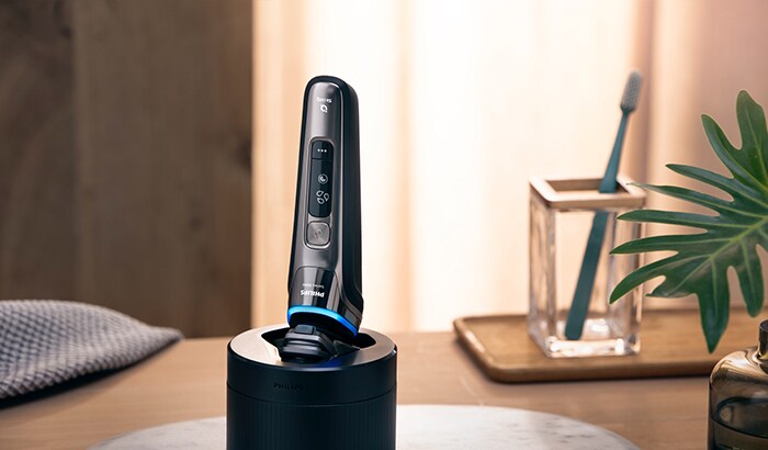 Slik rengjør du S9000-barbermaskinen