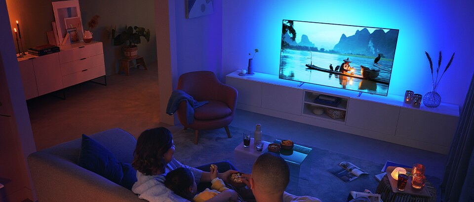 Philips Ambilight TV | beste TV for filmer, kinoopplevelse