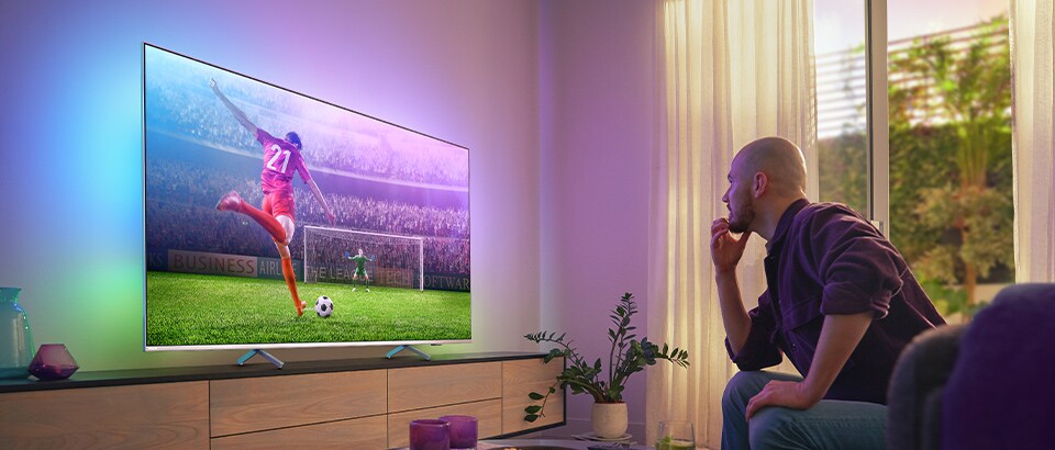 Philips Ambilight TV | beste TV for fotball, sport
