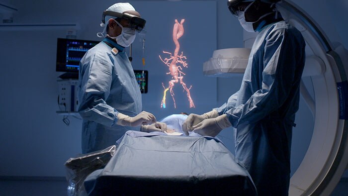 Philips’ unique augmented reality concept for image guided minimally invasive therapies developed with Microsoft (opens in a new window)